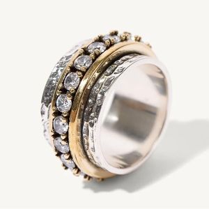 Gem stone ring, size 6, never been worn